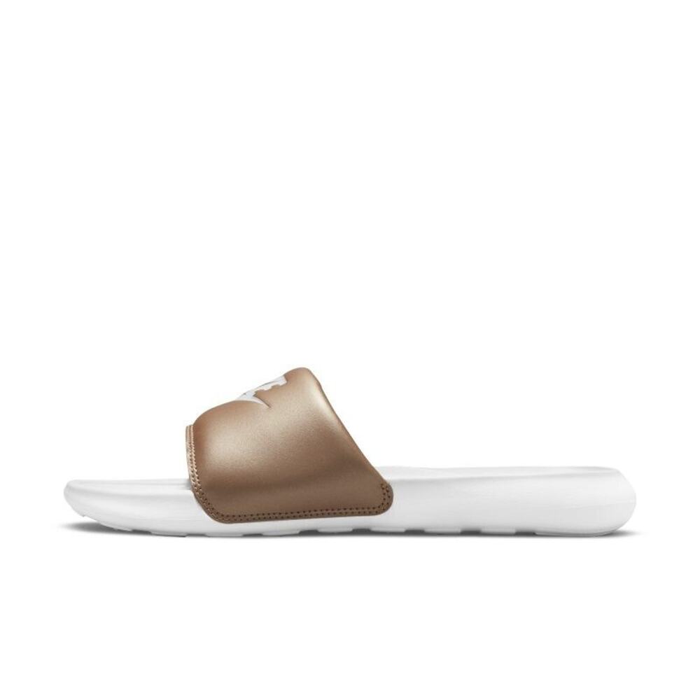 Nike Womens Victori One slides Rose Gold sz 10